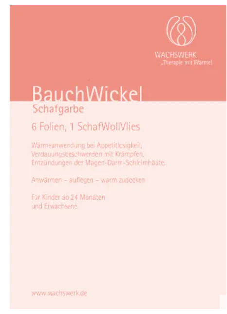 BAUCHWICKEL Schafgarbe 15x21 cm Folie